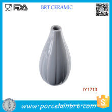 Elegant and Dencent Ashen Ceramic Vase Flower Home Decor